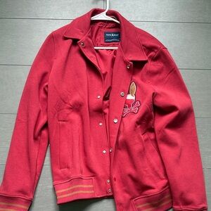 Psycho Bunny Red Jacket with Logo